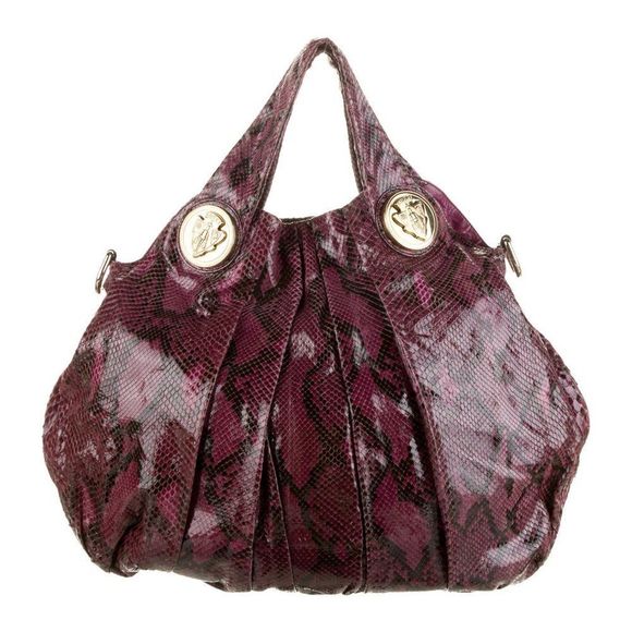 GUCCI BLACK PYTHON HOBO BAG! SALE! - Picture 1 of 5